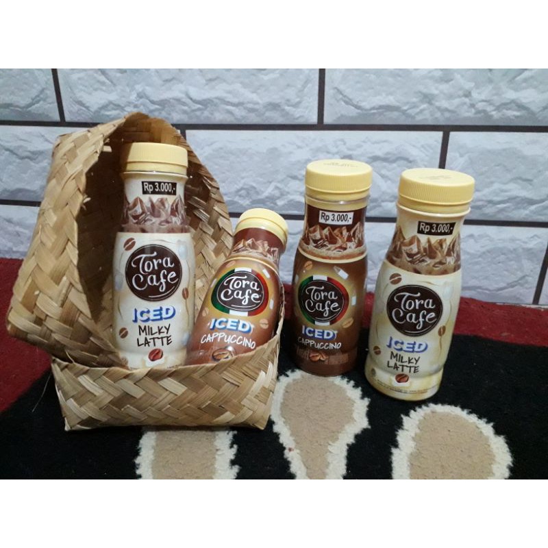 Kopi botol Tora cafe/toracafe botol iced milky latte / iced cappucino
