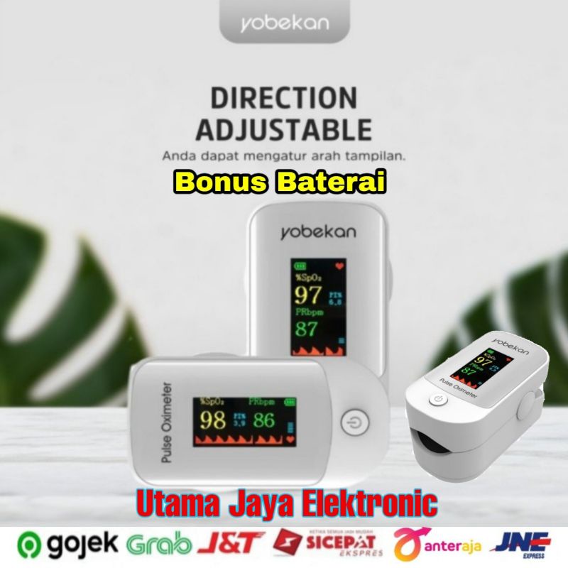 Fingertip Pulse Oximeter Oxymeter Sp02 Alat Pengukur Detak Jantung