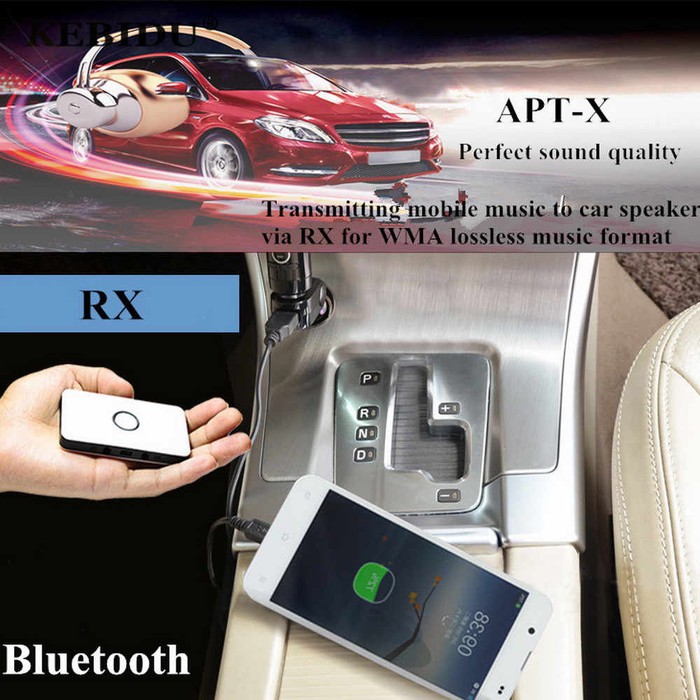 BYL-1813 2 in 1 Audio Bluetooth Receiver / Transmiter Adapter - Putih