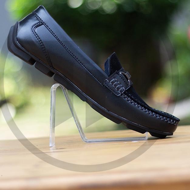 (BEST SELLER) (SANITEC) SEPATU MOCCASINS LOAFERS SLIP ON PRIA KEREN MURAH TERBARU BERKUALITAS BERGAR