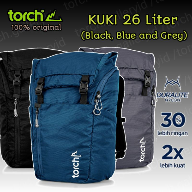 Tas Punggung/ Ransel/ Travel Backpack Torch KUKI 26 Liter