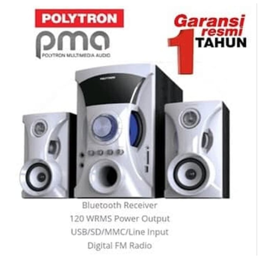Speaker Aktif PMA 9505 Polytron Bluetooth HITAM