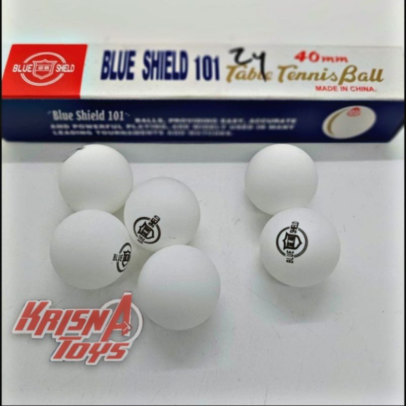 BOLA PINGPONG TENIS MEJA BLUE SHIELD 101/BOLA TENIS MEJA isi 6pcs/box