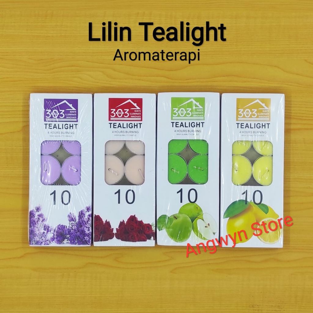 Lilin Aromaterapi / Lilin Tealight ada aroma / Lilin Kaleng