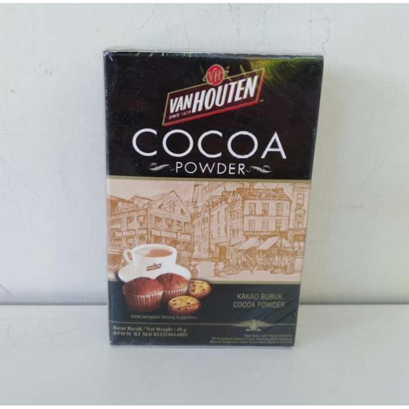 Van Houten Cocoa Powder 45 gram Coklat Bubuk Van Houten