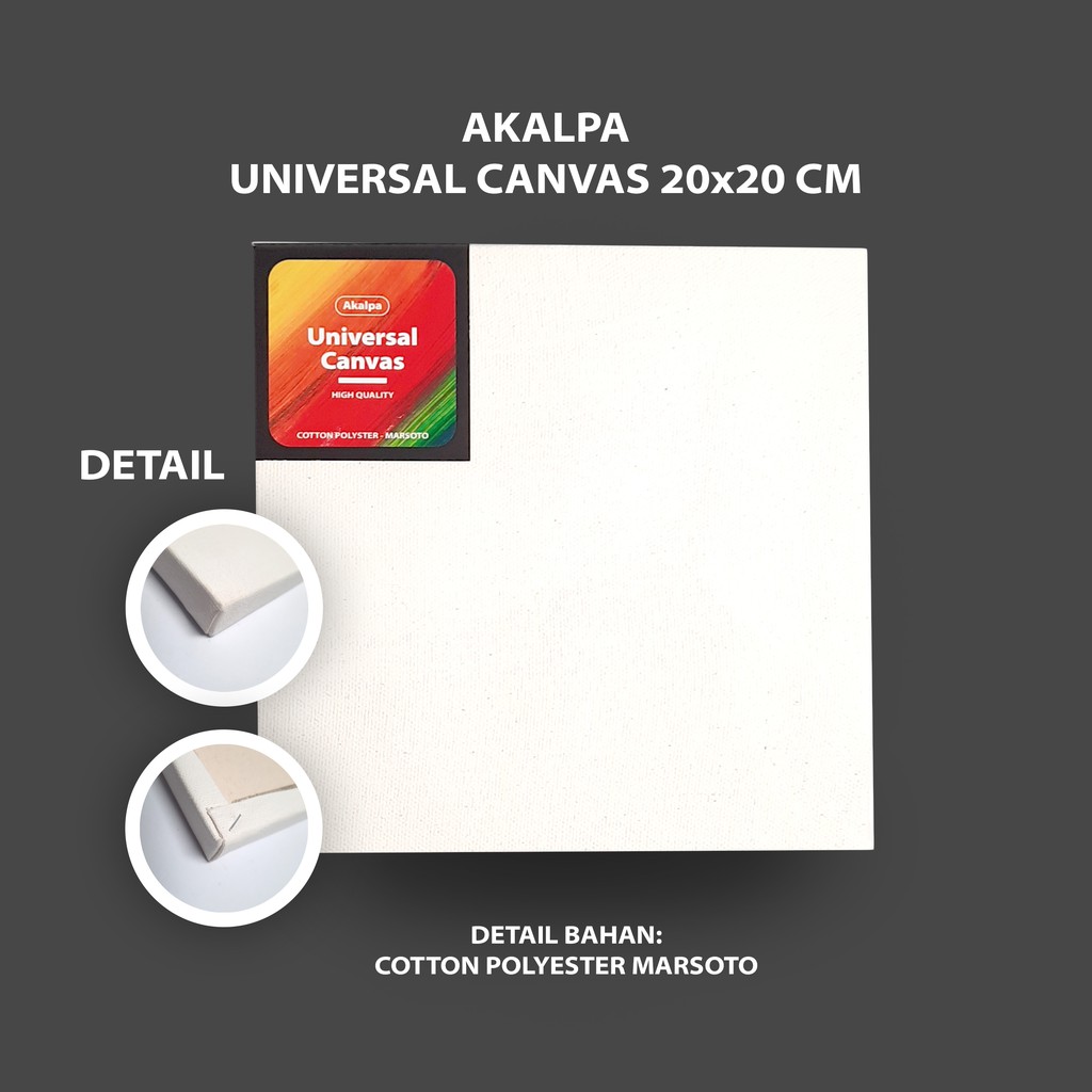 

Akalpa Kanvas Lukis White 20x20