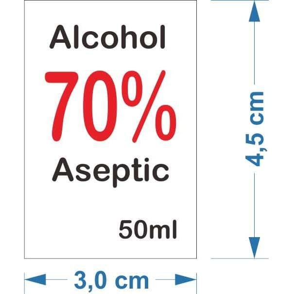 

stiker HVS/CROMO ALKOHOL ANTISEPTIC HANDSANITIZER 3X4,5CM (isi 90pcs)