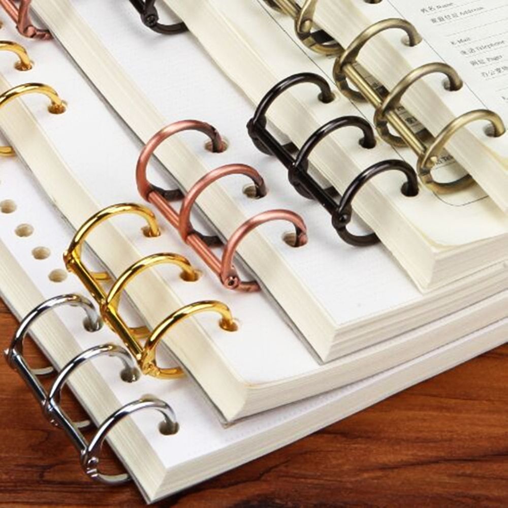 Row 2pcs / Set Ring Binder Loose Leaf Spiral Gaya Vintage