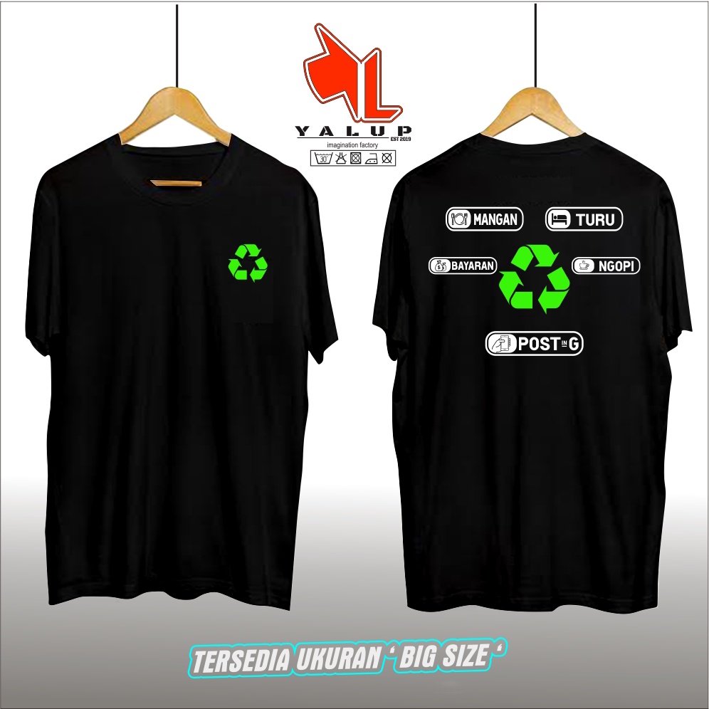KAOS BAJU KATA KATA IKI URIPKU PIYE URIPMU? MANGAN TURU NGOPI POSTING BAYARAN/KAOS BAJU KATA KATA