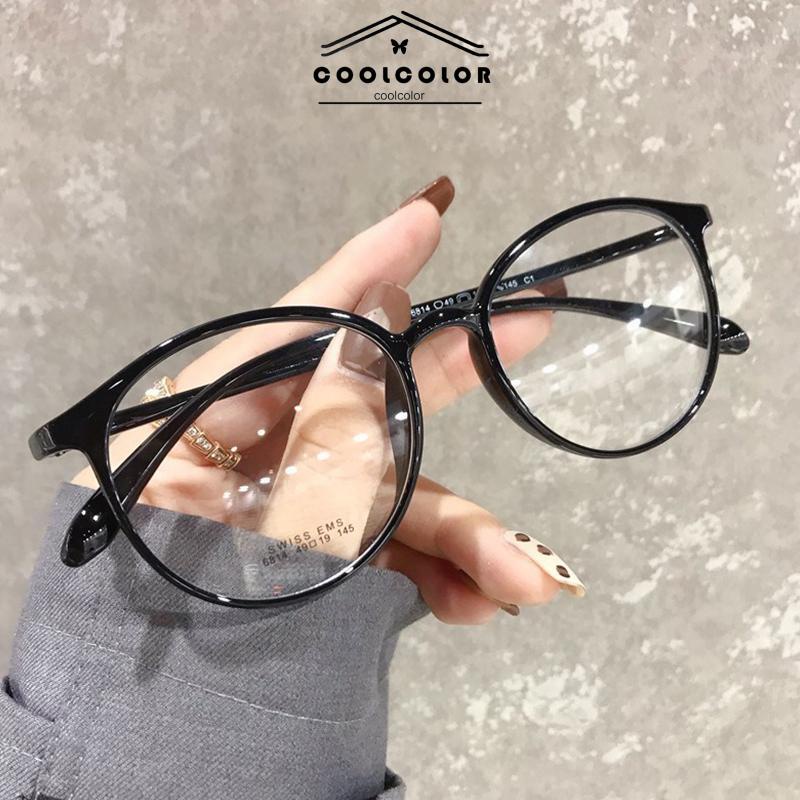 COD❤️kacamata Leopard TR90 Bahan Ultra Ringan Wanita Korea Retro Fashion Trendy Kaca mata Cahaya Anti-biru  Polos Baru Flat Light Unisex Kacamata Cahaya Anti-biru Murah Cwek Gaya 2022