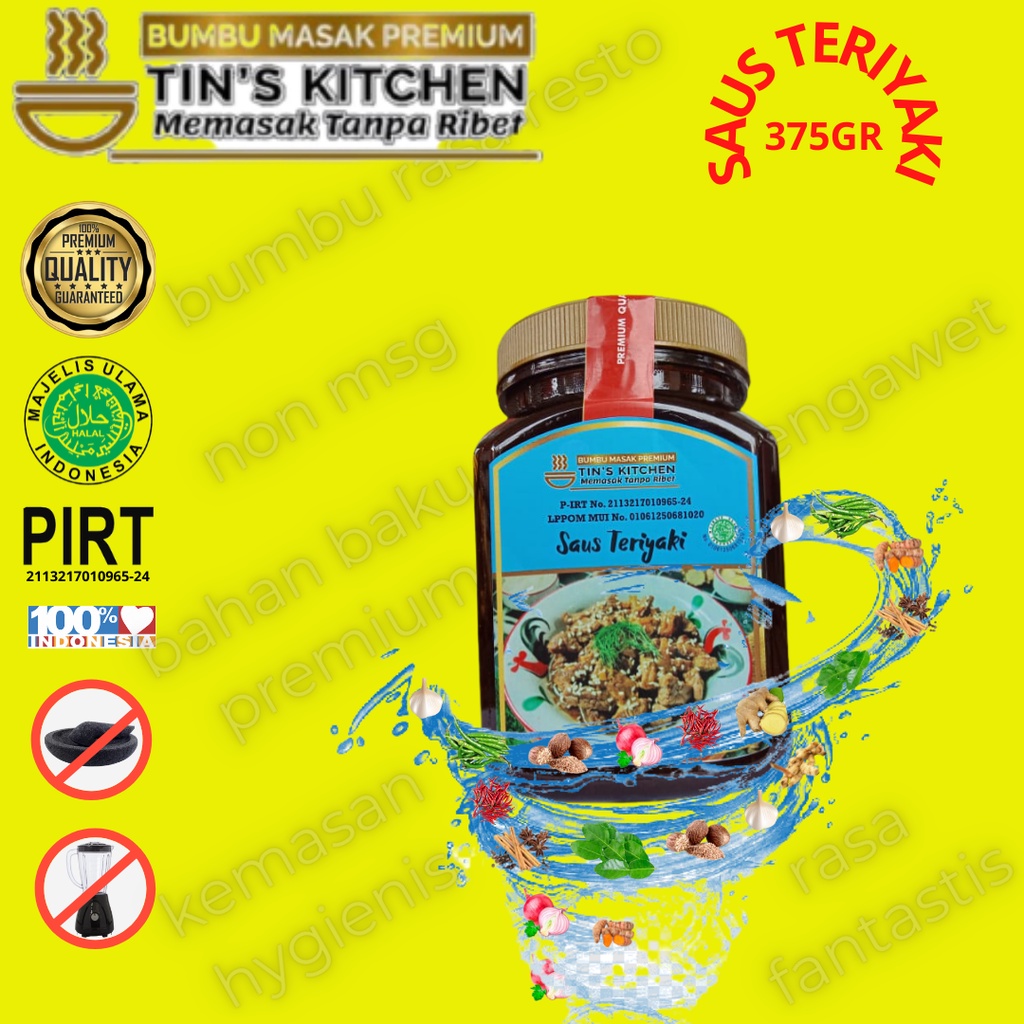 

Saus Instan Teriyaki 375GR Tins Kitchen