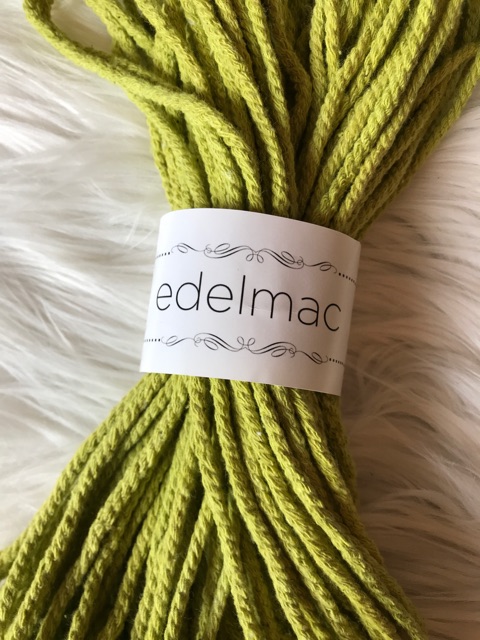 Ecer 20m Tali | Tali Katun Macrame Hijau Green 4mm Twist