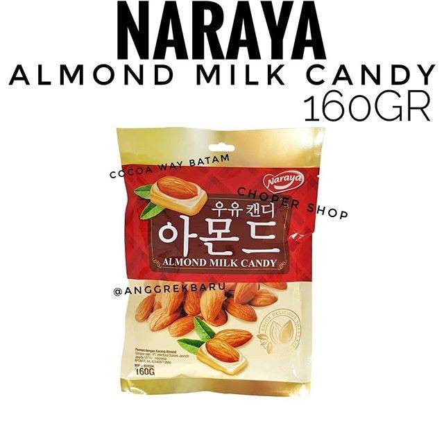 

Permen Naraya Almond Milk Candy 160gr / Permen Susu Kacang Almond