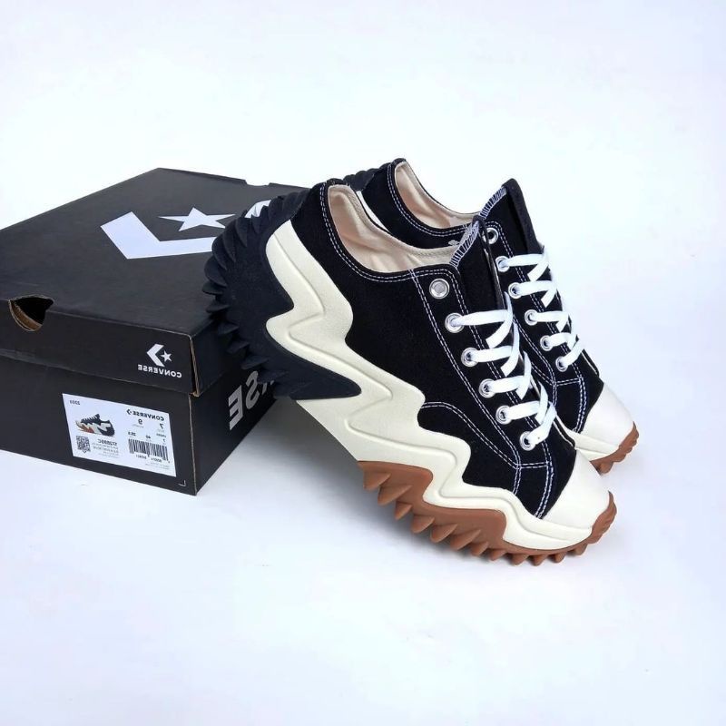 SEPATU CONVERSE RUN STAR MOTION LOW BLACK