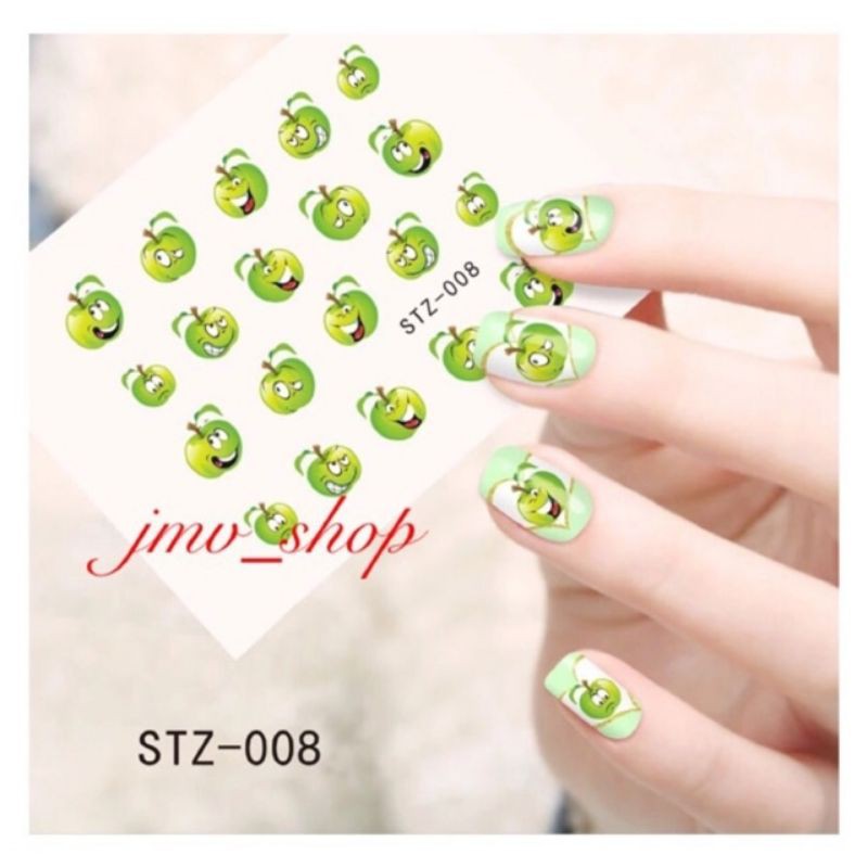 Ble489 Water Decal Transfer Nail Art Sticker/stiker kuku