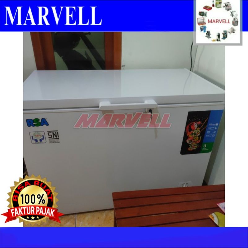 KULKAS BOX CHEST FREEZER RSA 310 LITER CF 310