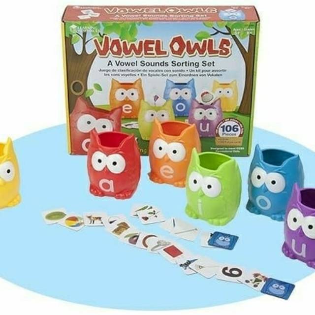 Vowel owls - learning resources