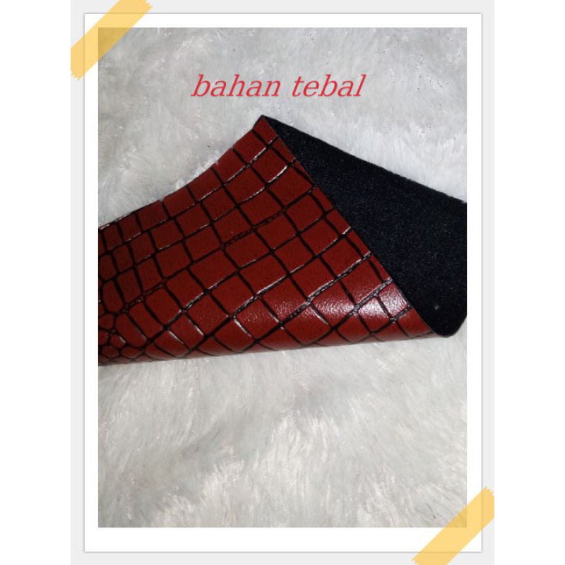 Clucth CROCO DOMPET CROCO WANITA BAHAN TEBAL UKURAN 22×12