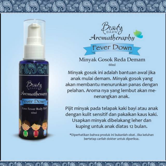 Jual Fever Down Beauty Barn Penurun Demam Anak Minyak Bantu Turun Panas Anak Free Packing Dus Indonesia Shopee Indonesia