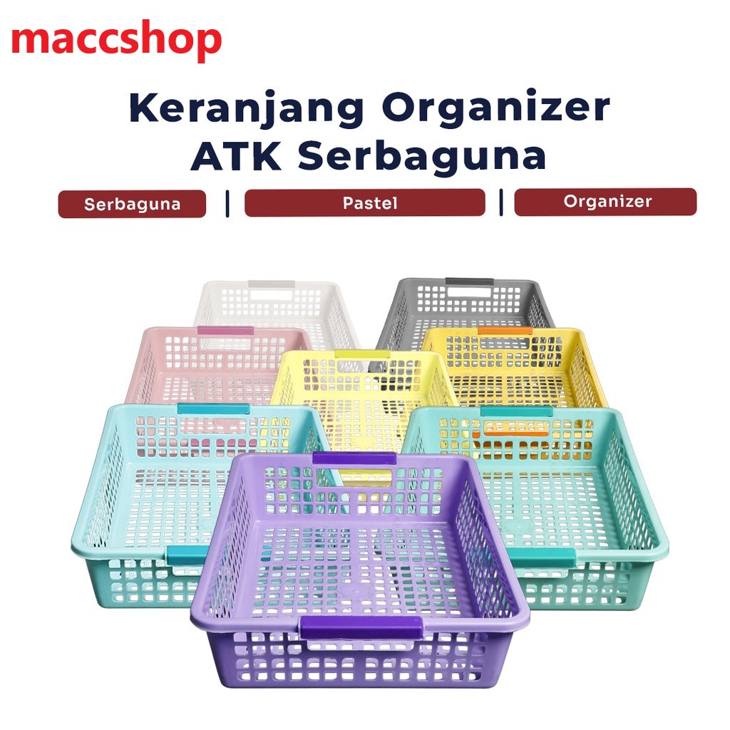 

KERANJANG PLASTIK SERBAGUNA - TEMPAT SURAT DOKUMEN AKSESORIS ALAT TULIS ATK KERTAS A4