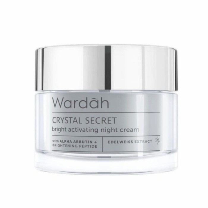 Wardah crystal secret bright activating night cream - 30 g