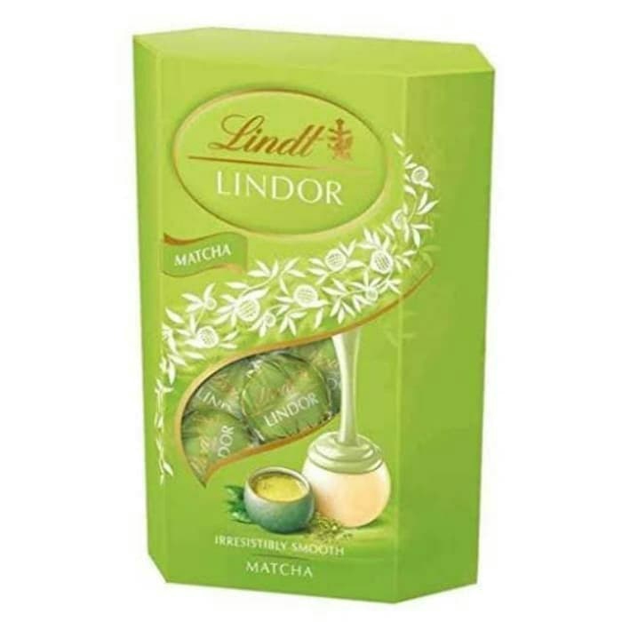 

Lindt Lindor Green Tea Matcha Chocolate-Coklat Truffle Import