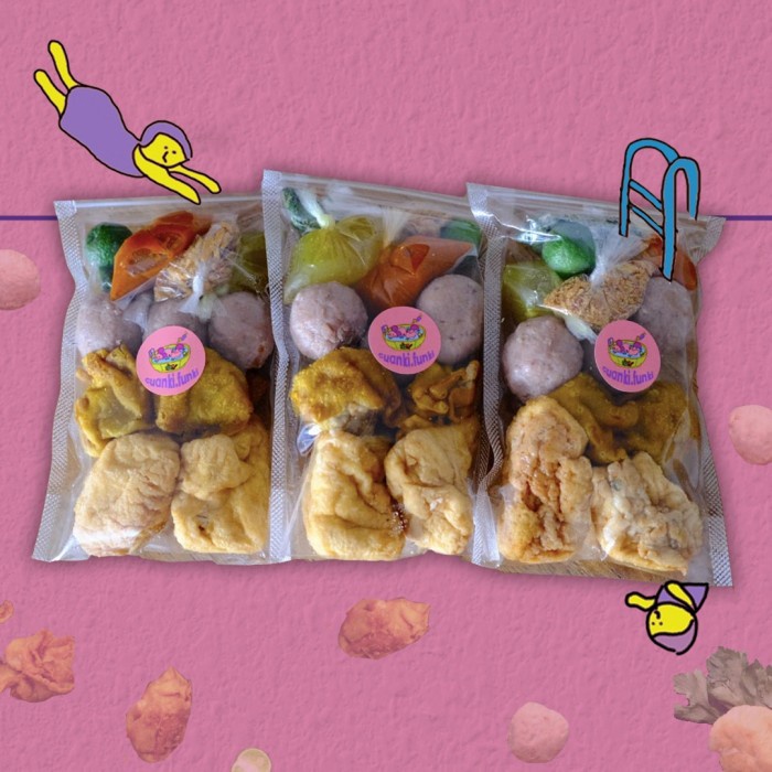 

⭐ COD ⭐ cuanki.funki - paket cuanki isi 3 porsi (frozen)