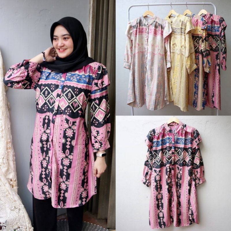 tunik maxmara silk #tunik menyusui #tunik raya #tuniklebaran