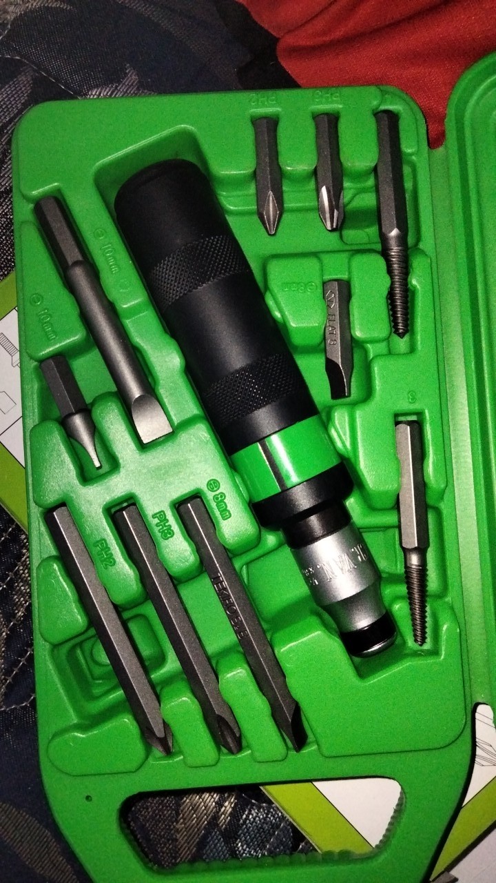 Obeng Ketok Set 11 Pcs Tekiro Impact Driver Mata 11pcs Ph 1 2 3 Ph1 Ph2 Ph3 Box Kotak Plastik 5 7 9