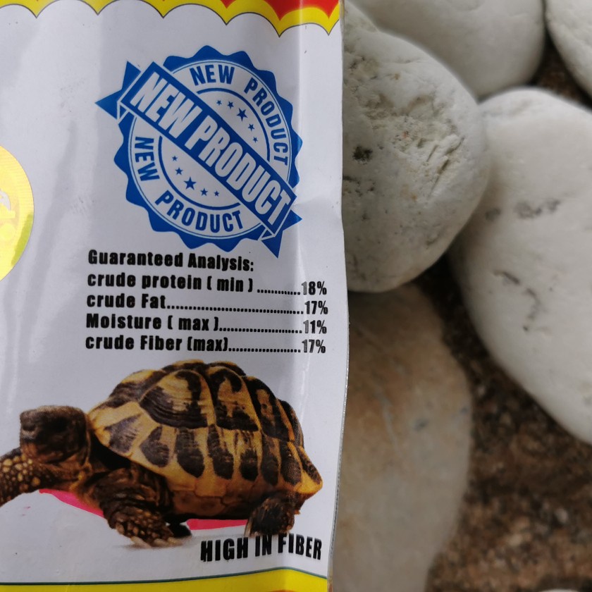 Meizu Tortoise Food 200 Makanan Kura Kura Darat Torto Sulcata Pardalis