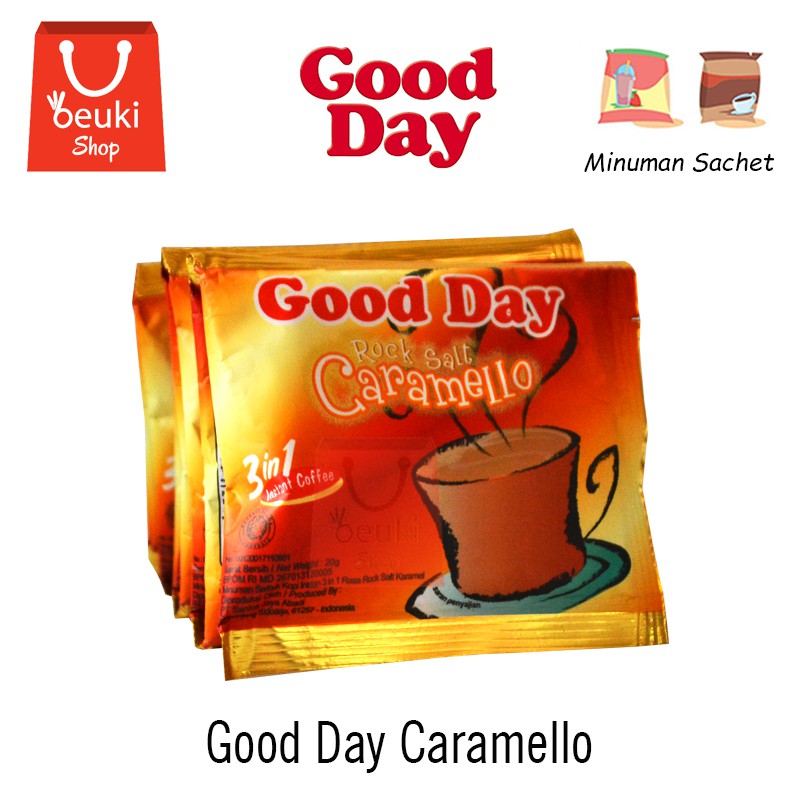 

Good Day Caramel Minuman Kopi Karamel Instan Nikmat - 10pcs x 20gr