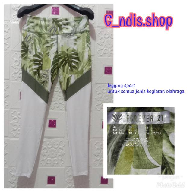 Legging sport branded forever21