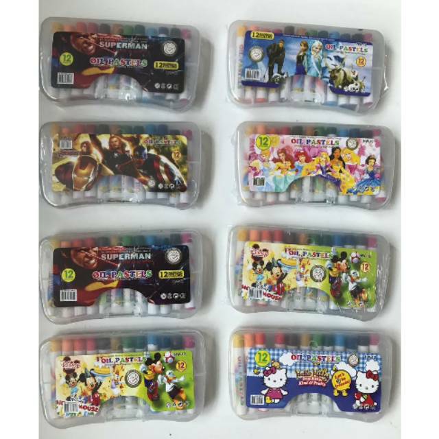 

Crayon warna Mini / Oil pastel Mini 12 warna