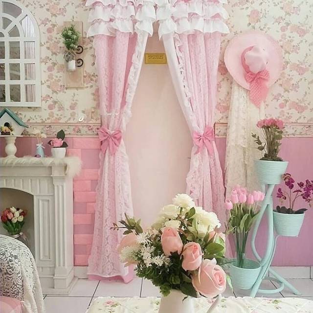 Gorden Katun Jepang Brukat Mix