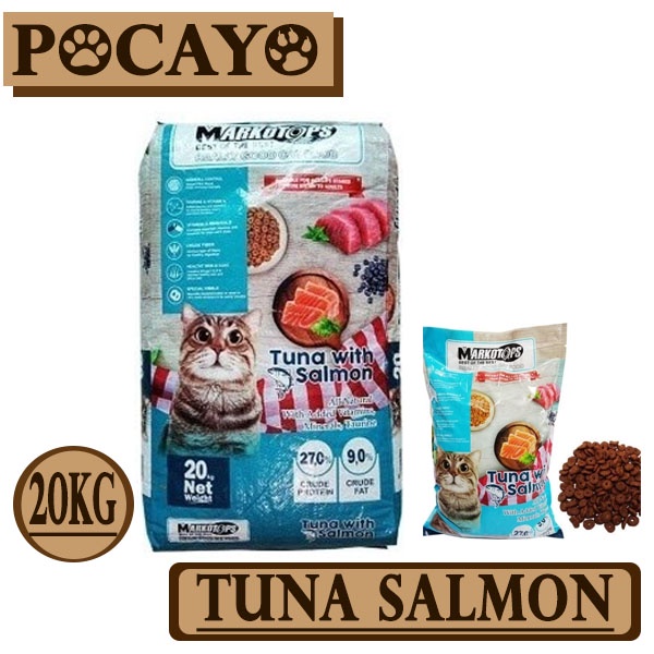 Markotops Tuna &amp; Salmon 20kg (Grab/Gosend)