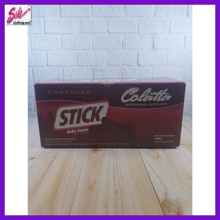 

SAKMACOKLAT- COLATTA COMPOUND STICK BAKE STABLE 1.2 KG -MAKANAN-MINUMAN.