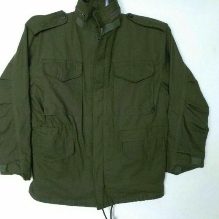 [PRODUK HCJSU] Jaket Tentara Model Klasik Korea Army Field Jacket 80's - jaket PDL hijau 9B0