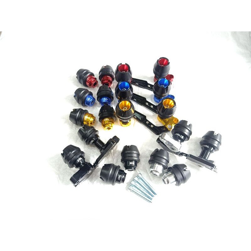 PAKET HEMAT Jalu pelindung knalpot jalu as roda blackdiamond nmax old nmax all new aerox