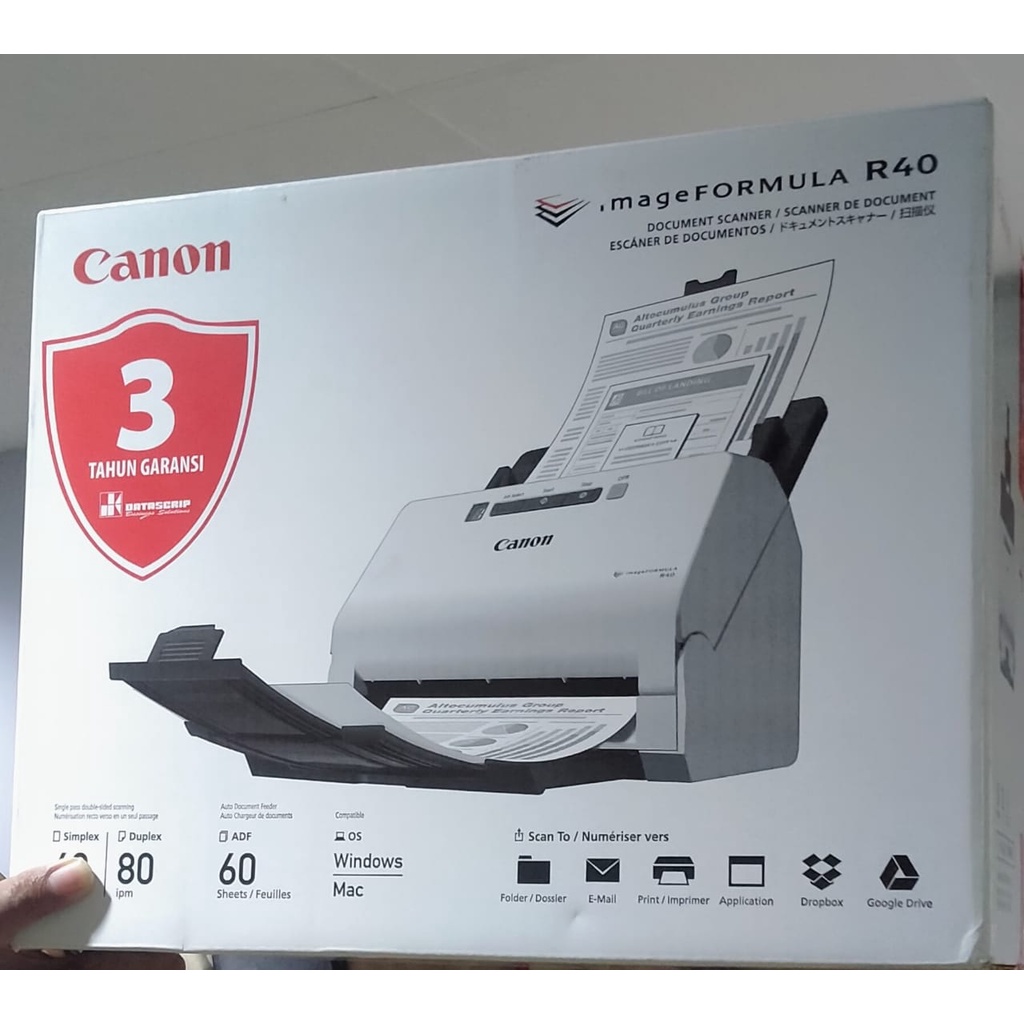 Jual Scanner Canon R40 Adf 40 Shopee Indonesia 3536