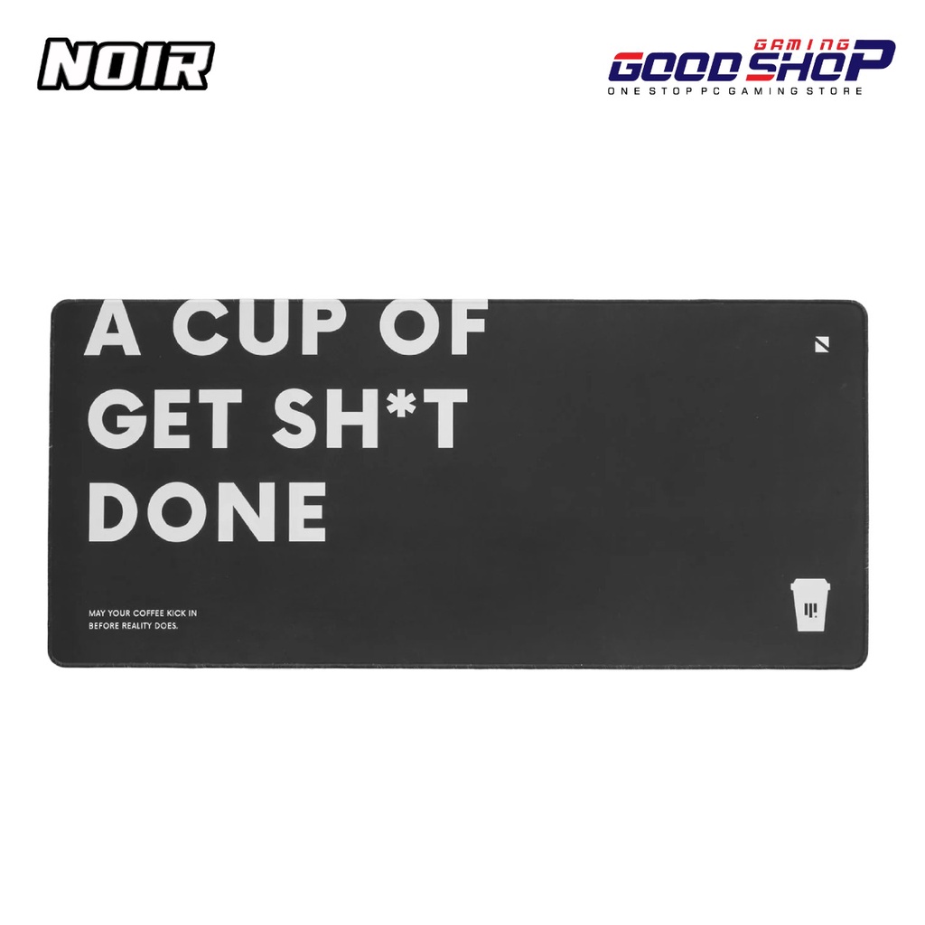 Noir x After Friday Deskmat - Black &quot;Get Your Sh*t Done&quot; - Mousepad