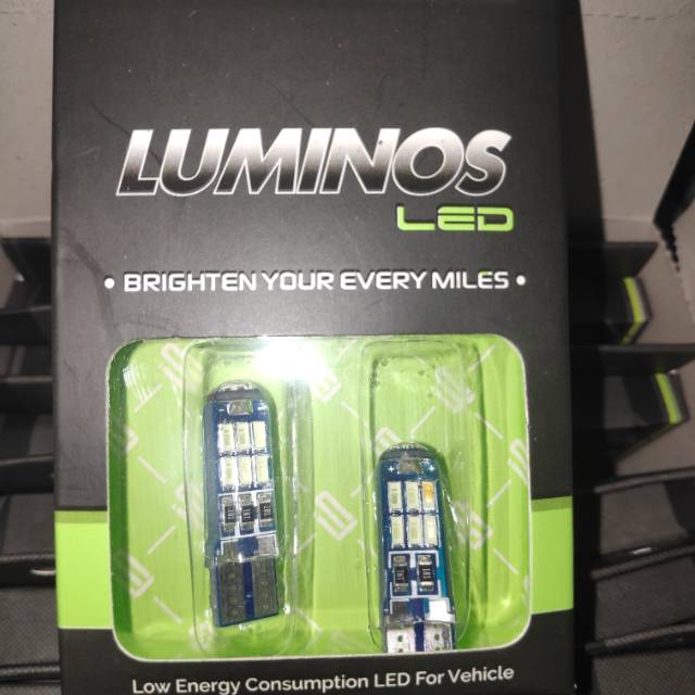 LAMPU LED T10 LUMINOS 15 TITIK BERGARANSI