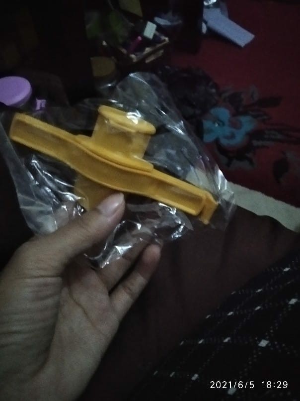 Jepitan Kemasan Perlengkapan Dapur Klip Segel Kemasan Dengan Corong Buka Tutup A929
