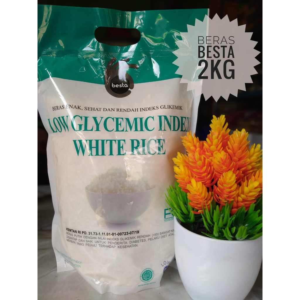 

Beras Besta 2 Liter / Low Glycemic Index White Rice/ Beras Diabetes