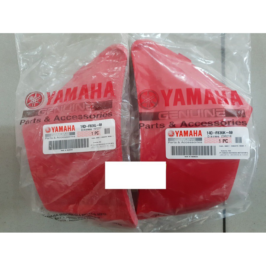 kantong legshield panel inner MIO SOUL MERAH