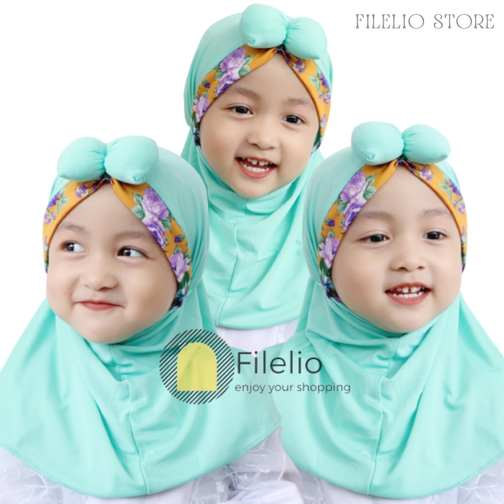 TERMURAH Kerudung Anak Perempan Sabrina Kids Umur 1-3 Tahun Khimar Anak Kecil Lucu Murah Premium