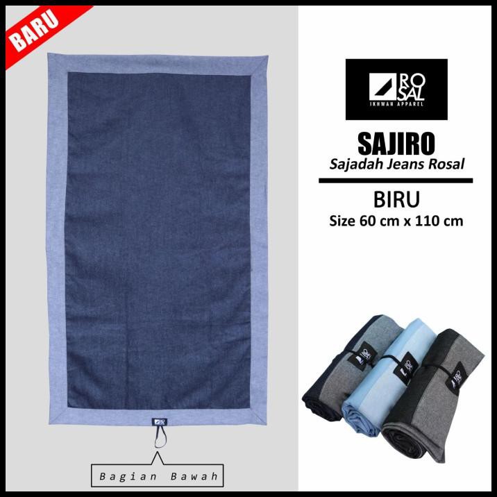 Sajadah Rosal / Sajadah Polos / Sajadah Travelling / Sajadah Kecil - Navy