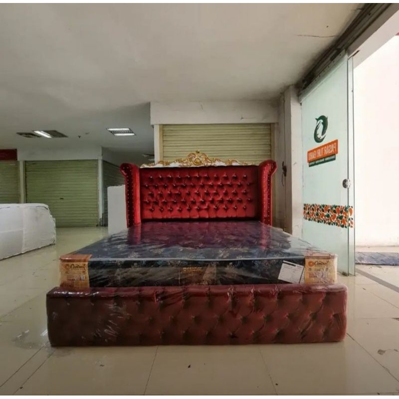 SET Springbed Central 180x200 + Divan CROWN KING MEWAH