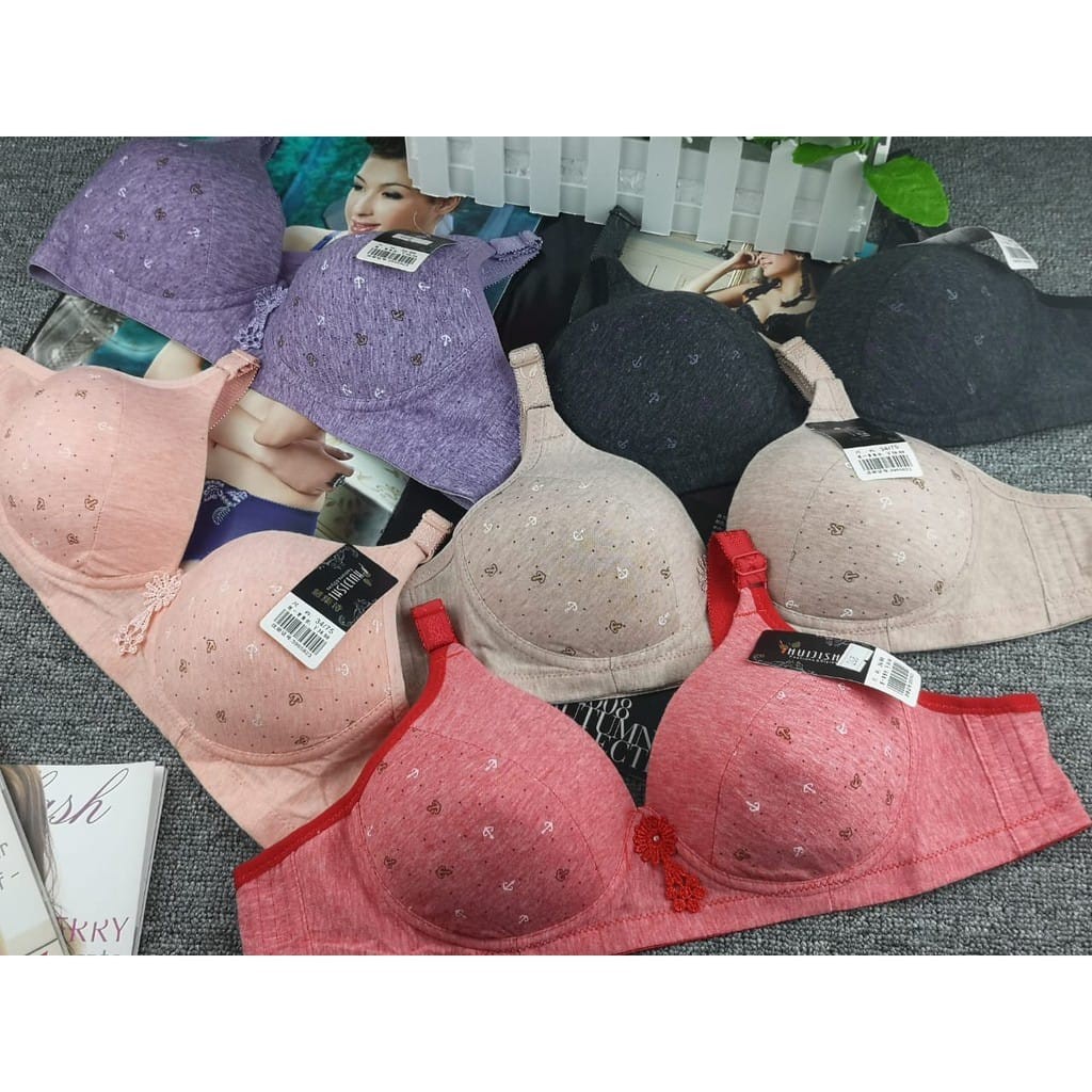 Bra/BH Wanita Import - Seri 268 Busa Tipis Kain Lembut