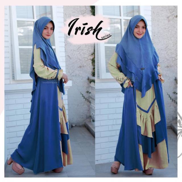 IRISH GAMIS SET JILBAB / GAMIS SYARI MUSLIM BUSUI