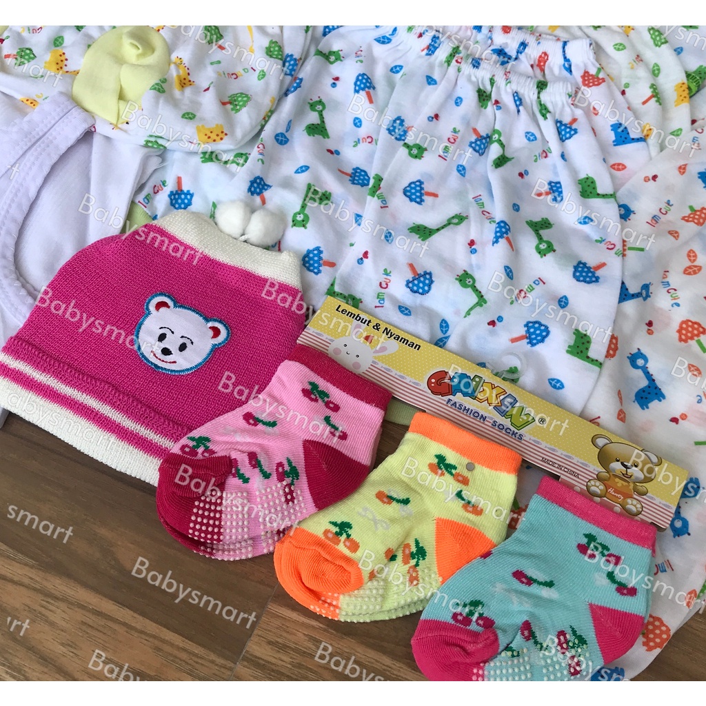 Babysmart - Paket Hemat/Hadiah Perlengkapan Baju Bayi JUMBO Usia 4-12 bulan BOY/GIRL Ekonomis dan Hemat PAKET JUMBO 3